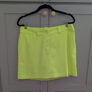 Nike Golf Bright Yellow Performance Skirt